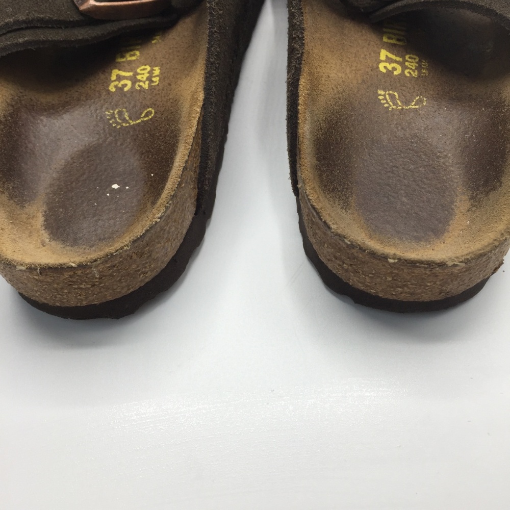 Birkenstock Arizona Double Strap Suede Sandals - Picture 6 of 7